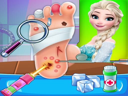  Elsa Foot Doctor Clinic : Frozen Surgery Hospital